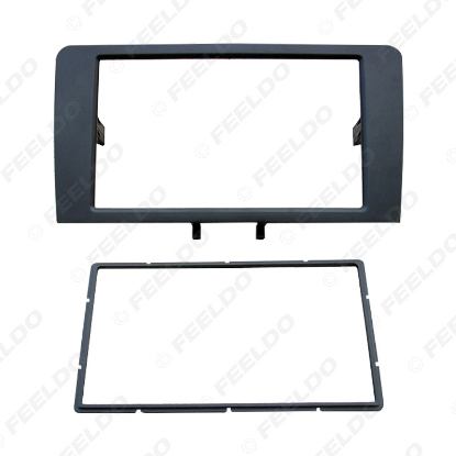 Picture of Car 2DIN Stereo Radio Panel Fascia Frame For AUDI A3 2003-2008 A3 (8P/8PA) 2008-2012 Refitting Dash Fitting CD Frame Trim Kit