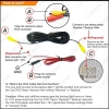 Picture of DC12V Universal Car Rear View Camera With 8-LED Light Auto Reversing Backup Camera