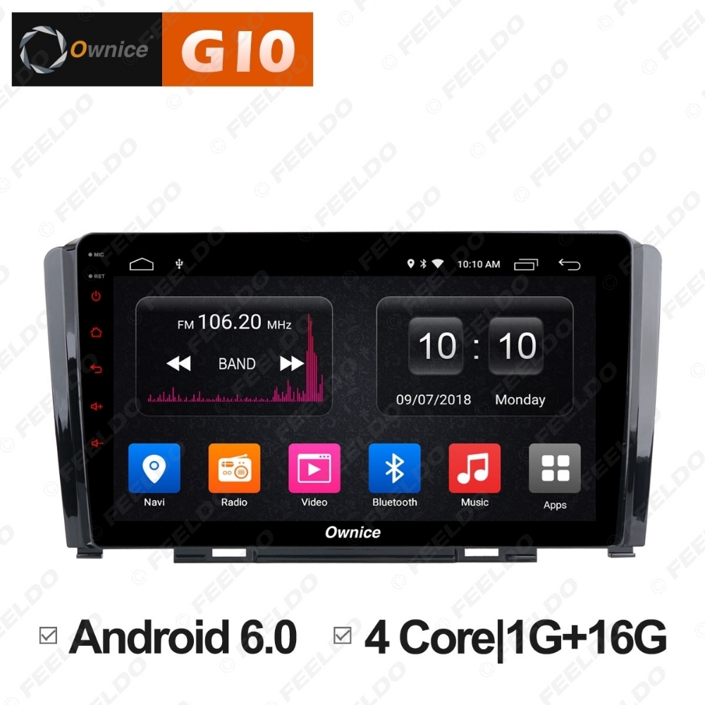 Picture of 9" 2.5D Nano IPS Screen Android 6.0 Octa Core/DDR3 2G/32G/4G LTE Car Media Player With GPS/FM/AM RDS Radio/Bluetooth /Mirror Link/USB/SD For Great Wall H6 2009 - 2017
