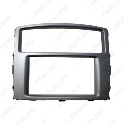 Picture of Car 2Din Panel Fascia Frame For Mitsubishi Pajero Shogun Montero 2007+ Stereo DVD Radio Dash Mount Installation Face Frame Kit
