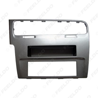 Picture of Car 1DIN Audio Radio Fascia Frame Adapter For VOLKSWAGEN Golf 7 2012+ Stereo Plate Panel Frame Dash Installation Mount Bezel
