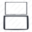 Picture of Car Stereo Radio 2Din Fascia Frame For HAIMA Qiubite/Cupid 2009+ Plate Trim Panel Dash Installation Mount Kit