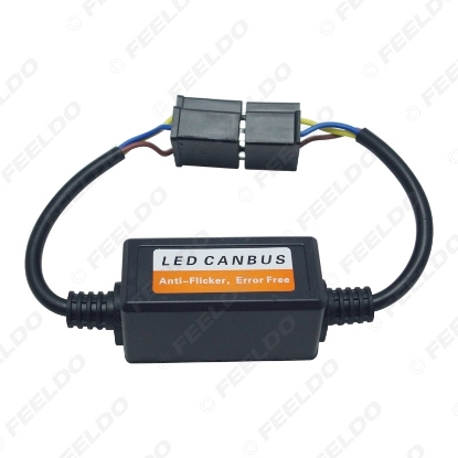 Picture of Car LED Headlight Error Free Warning Canceller Plug for H4 Hi/Lo Headlamp Canbus Error Free Load Resistor