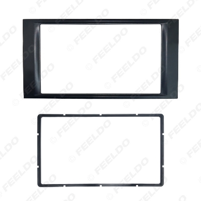 Picture of Car Stereo Radio Fascia Frame For VOLKSWAGEN Touareg 2009 2DIN Dash Panel Plate Frame Installation Mount Kit