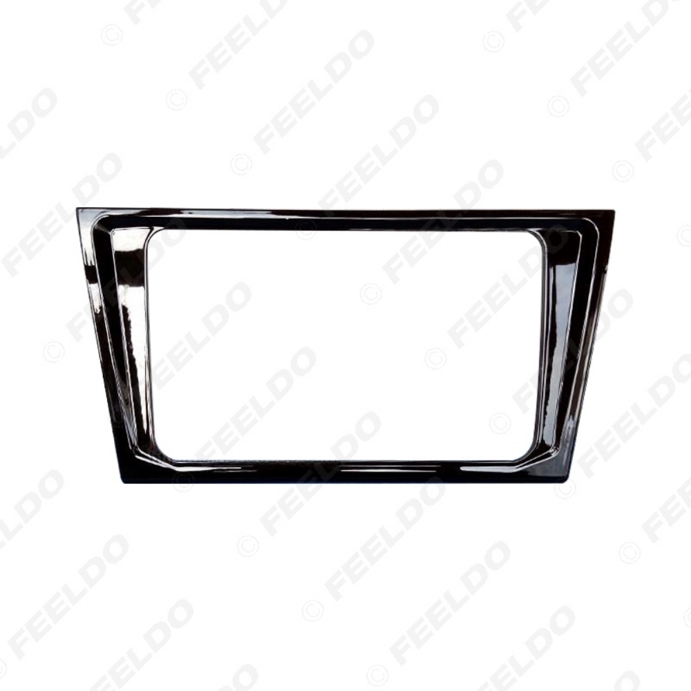 Picture of Glossy Black Car 2DIN DVD Radio Stereo Fascia Frame For Volkswagen Bora 2013-2015 Dash Panel Frame Refitting Installation Kits