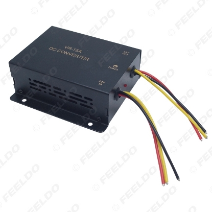 Picture of DC24V To DC12V 120W Converter Transformer Regulator Special For Cars Trucks Radio Head Unit Installation 10A/15A Optional