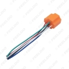 Picture of Car 5Pin Headlight Ceramic Socket Extension Plug LED HID Light Adapter With Wiring Harness Connector