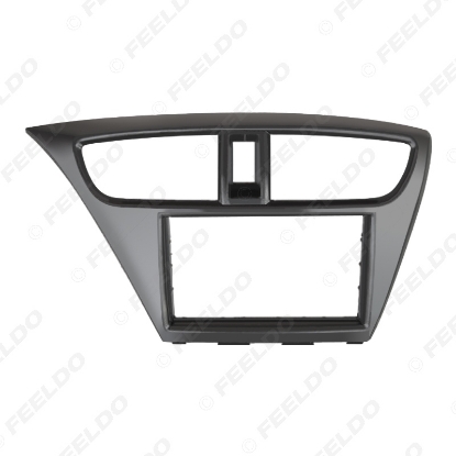 Picture of 2Din Car Radio DVD Dash Frame Fascia for Honda Civic (European,LHD) Stereo Panel Bezel Trim Face Plate Frame Mount Kit