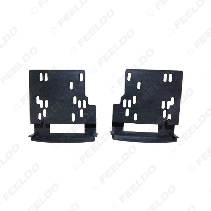 Picture of Car 2DIN Stereo Radio Panel Fascia Frame for Jeep Rubicon Compass 2009 Dashboard Mount Kit Trim Adapter