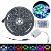 Picture of 500CM 5m 5050SMD 300LED Waterproof Car RGB LED Strip light Strip + 24 Key IR Remote