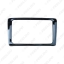 Picture of Glossy Black Car 2DIN Dash Radio Stereo Fascia Frame For Volkswagen Santana 2013-2016 Refitting Panel Frame Installation Kit