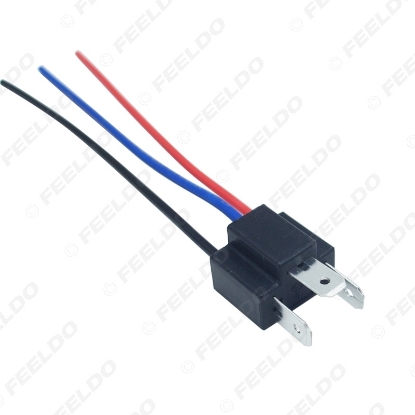 Picture of 1pcs Car H4 Male Nylon Socket Case for Halogen headlamp Pigtail Connector Holder