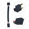 Picture of Automotive LED HID Headlight Cable H7 Male To Female Connector Plug Lamp Bulb Socket Wiring Adapter Holder