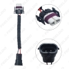 Picture of Auto 9006 Male To Female Ceramic Socket Wiring Harness Connector For Headlight Bulb Socket Adapter Holder Plug