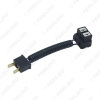 Picture of Car H7 Ceramic Socket Heavy Duty Ceramic Wiring Harness Connector For Headlight Bulb Socket Wire Plug Adapter