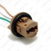 Picture of 2pcs/set Car LED Bulb Light 7443/7444/1891 Female & Male Socket Plug With 3-wire Extended Wire Connector