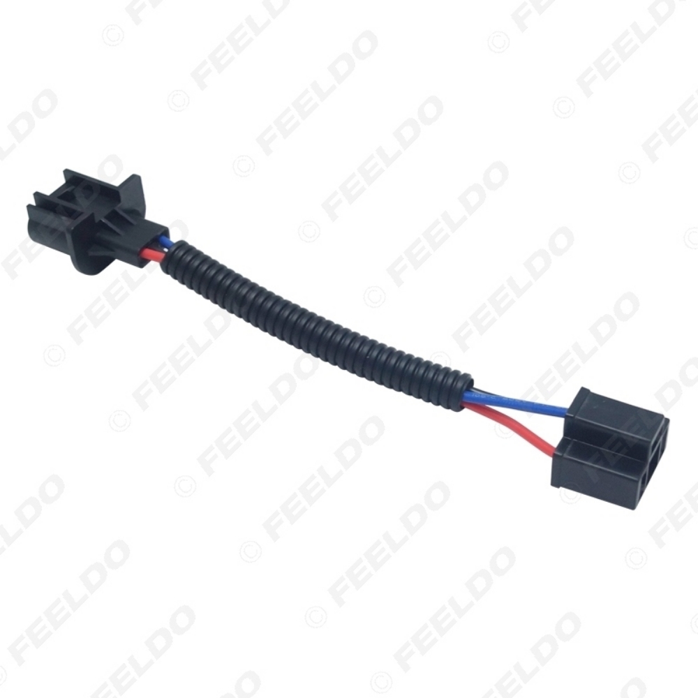 Picture of Car HID LED Bulb Headlight Plug Adapter H4 To H13 Car Light Cord Connector Wire Harness Cable