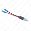 Picture of Car H1 LED HID Xenon Headlight Lamp Bulb Adapter Converter Cable Replacement Halogen Bulb Wiring Harness
