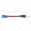 Picture of Car H1 LED HID Xenon Headlight Lamp Bulb Adapter Converter Cable Replacement Halogen Bulb Wiring Harness