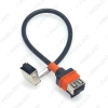 Picture of Car D1S D1C D1R HID Xenon Light High Voltage Wire Harness Cable for D1S D1C Xenon Ballast bulb D1 D3 HID Plug Socket Adapter