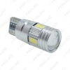 Picture of DC12V~14.5V 6000~6500K White 6SMD 5630 T10 Wedge Lens LED Light Bulb With CANbus/Electrodeless/Constant Current