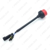 Picture of Car D2S D2R D2C D4S Headlight Socket Wiring Harness AMP Wire Relay Connector HID Ballasts Bulb Light Adapter
