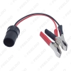 Picture of 12V Car Motorbike Tractor Boat Battery Terminal Clip-on Cigarette Lighter Power Socket Plug Cable Adaptor