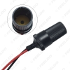 Picture of 12V Car Motorbike Tractor Boat Battery Terminal Clip-on Cigarette Lighter Power Socket Plug Cable Adaptor
