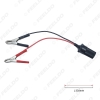 Picture of 12V Car Motorbike Tractor Boat Battery Terminal Clip-on Cigarette Lighter Power Socket Plug Cable Adaptor