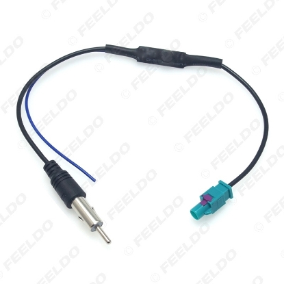 Picture of Auto Aftermarket Radio FM Antenna Installation Male Adapter for Volkswagen/Audi/BMW/Ford/Citroen/Chrysler Connector Wire Cable