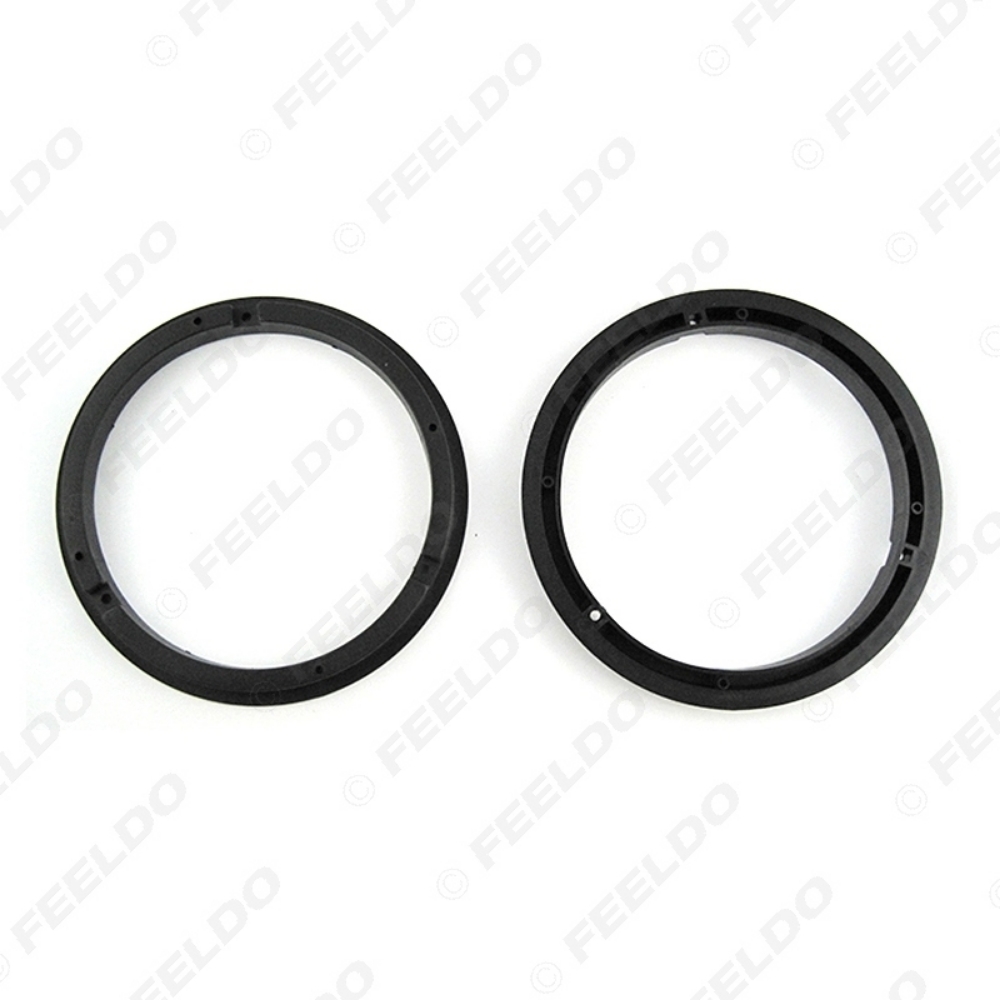 Picture of 2pcs Car 6.5" Front & Rear Door Speaker Mat for Suzuki Audio Speaker Spacer Modification Adapter Ring Pads