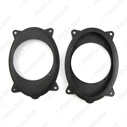 Picture of Car 6.5" Rear Speaker Spacer Mats for Toyota Camry Highlander Plates Bracket Change 6*9 To 6.5 Car Speaker Rings Mount
