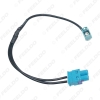 Picture of Car 1-Way Female To 2-Way Male FAKRA2-Z Radio Antenna Terminals With Amplifier For Volkswagen/Skoda/Audi OEM Head Unit #5791