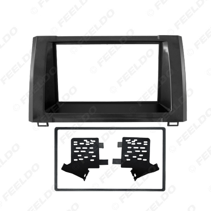 Picture of Car Refitting DVD 2Din Dash Panel Fascia Frame For Toyota Tundra 2014+ Audio Stereo Facia Trim Installation Kit