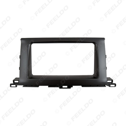 Picture of Car Radio Audio Fascia Panel Frame Adaptor For TOYOTA Highlander Kluger 2DIN Stereo Plate Dash Refitting Kit