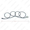 Picture of Car 3.5mm Female To AUX-IN Audio Wire Cable Adapter for Audi A4 A3 A6 TT A8 S4 Extension Plug Wiring
