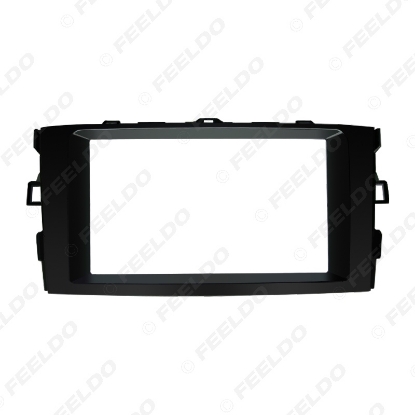 Picture of Car Fascia Frame Adapter for TOYOTA Auris 2006-2012 Stereo 2DIN Plate Panel Frame Dashboard Refitting Trim