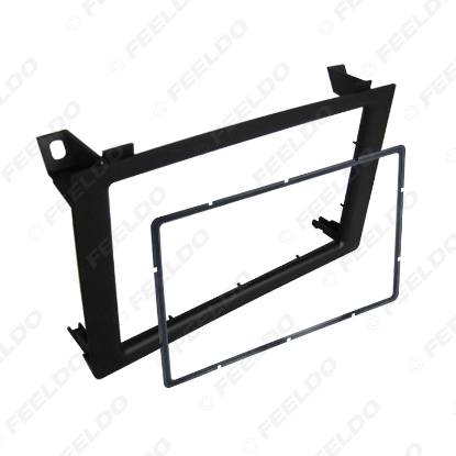 Picture of Car 2Din Audio Facia Panel Frame Adapter for SAAB 9-3 Stereo Fascia Dash Plate Frame Trim Installation Kit