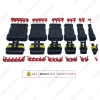 Picture of Auto Waterproof 1/2/3/4/5/6 Pin Way Electrical Wire Connector Plug Car Motorcycle Marine HID AWG Socket