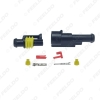 Picture of Auto Waterproof 1/2/3/4/5/6 Pin Way Electrical Wire Connector Plug Car Motorcycle Marine HID AWG Socket