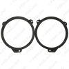 Picture of 6.5" Black Car Speaker Spacer for Subaru Forester front Door Stereo Horn Refitting Rings Mat Mount Holder