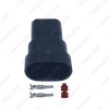 Picture of Waterproof Auto HID Headlight Bulb Socket Connector For 9006/HB4 LED/HID Light 2Pin Way Plugs