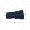 Picture of Waterproof Auto HID Headlight Bulb Socket Connector For 9006/HB4 LED/HID Light 2Pin Way Plugs