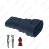 Picture of Waterproof Auto HID Headlight Bulb Socket Connector For 9006/HB4 LED/HID Light 2Pin Way Plugs