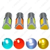 Picture of 1Pc  Car 1156 BA15S 4-Side COB 42SMD Auto 42Led Turn Lamp Signal LED Light LED Bulb 4-Color