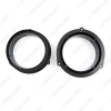Picture of 2pcs Car Speaker Spacer Mats with Tweeters for Audi Q5 Rear Door Stereo Horn Refitting Rings Pad Mount Holder