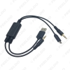 Picture of Car 3.5mm Male Micro USB to 3.5mm Male USB A Plug Jack AUX Cable Adapter For BMW USB Charger Wire Cable