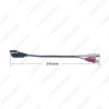 Picture of Car Audio Music MDI/AMI Interface To 2-RCA Female AUX Cable For Audi Volkswagen Skoda Wire Aux Adapter