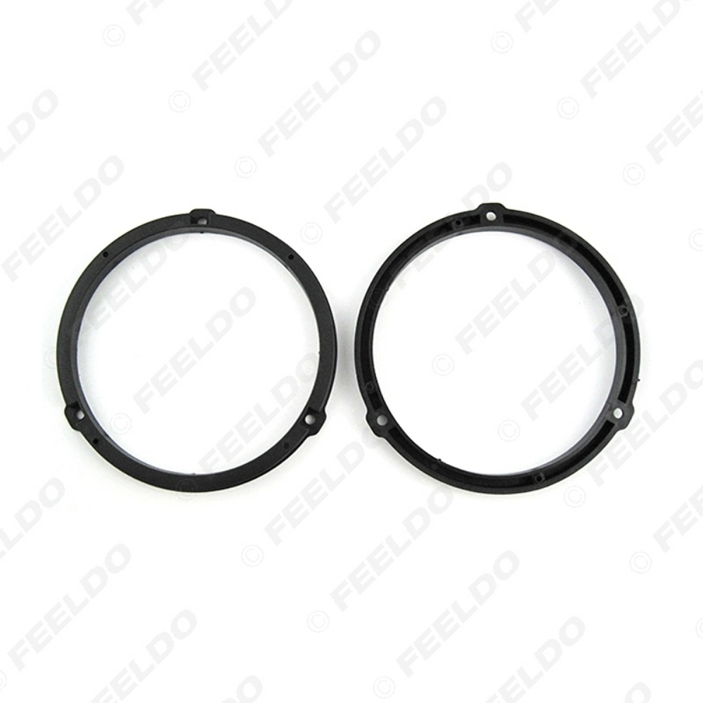 Picture of 2pcs 6.5" Car Stereo Speaker Spacker Mat For Peugeot 508 308 2008 Plates Bracket Spacers Refit Holder Rings