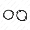 Picture of 2x Black Auto Speaker Spacers Mat for Audi Q5 Rear Door Tweeter Pads Reinforced Washer Mounting Kit